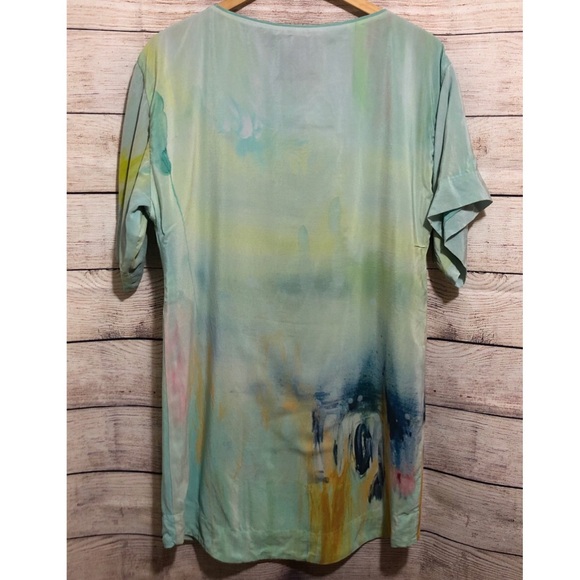 Anthropologie | Maeve Silk Painted Tunic Dress - Picture 6 of 6